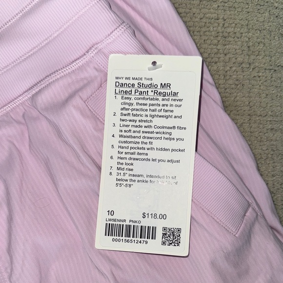 Lululemon Dance Studio Lined Pant - Picture 6 of 6